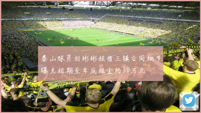 泰山球员刘彬彬租借三镇合同细节曝光租期至年底租金约30万元